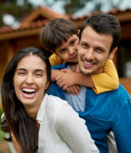 smiling family